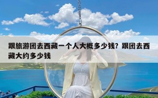 跟旅游团去西藏一个人大概多少钱？跟团去西藏大约多少钱