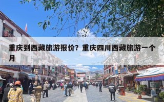 重庆到西藏旅游报价？重庆四川西藏旅游一个月