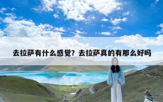 去拉萨有什么感觉？去拉萨真的有那么好吗