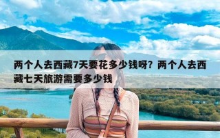 两个人去西藏7天要花多少钱呀？两个人去西藏七天旅游需要多少钱