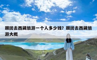跟团去西藏旅游一个人多少钱？跟团去西藏旅游大概
