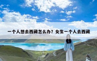 一个人想去西藏怎么办？女生一个人去西藏