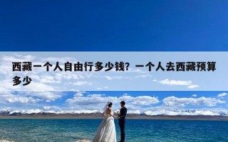 西藏一个人自由行多少钱？一个人去西藏预算多少