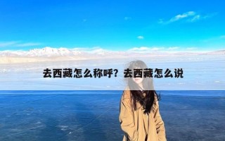 去西藏怎么称呼？去西藏怎么说