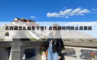 去西藏怎么避免下雪？去西藏如何防止高原反应
