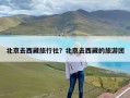 北京去西藏旅行社？北京去西藏的旅游团
