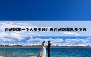 西藏跟车一个人多少钱？去西藏跟车队多少钱