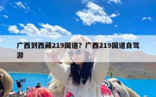 广西到西藏219国道？广西219国道自驾游