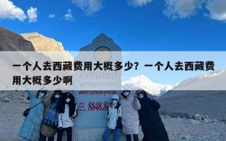 一个人去西藏费用大概多少？一个人去西藏费用大概多少啊