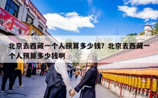 北京去西藏一个人预算多少钱？北京去西藏一个人预算多少钱啊