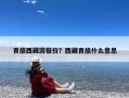 青旅西藏游报价？西藏青旅什么意思