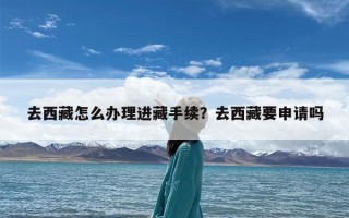 去西藏怎么办理进藏手续？去西藏要申请吗