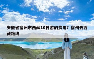 安徽省宿州市西藏10日游的费用？宿州去西藏路线