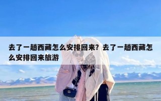 去了一趟西藏怎么安排回来？去了一趟西藏怎么安排回来旅游