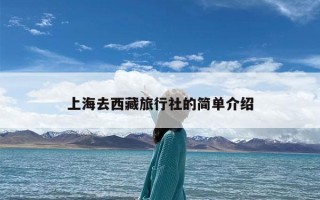 上海去西藏旅行社的简单介绍