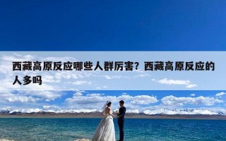 西藏高原反应哪些人群厉害？西藏高原反应的人多吗