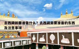 去西藏前要准备什么？去西藏需要准备的东西及注意事项