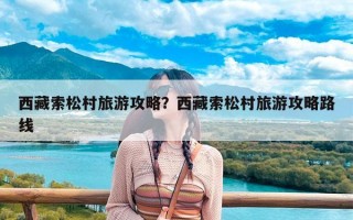 西藏索松村旅游攻略？西藏索松村旅游攻略路线