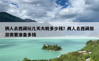 俩人去西藏玩几天大概多少钱？两人去西藏旅游需要准备多钱
