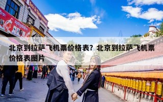 北京到拉萨飞机票价格表？北京到拉萨飞机票价格表图片