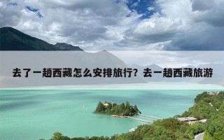 去了一趟西藏怎么安排旅行？去一趟西藏旅游