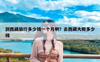 到西藏旅行多少钱一个月啊？去西藏大概多少钱