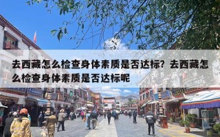 去西藏怎么检查身体素质是否达标？去西藏怎么检查身体素质是否达标呢