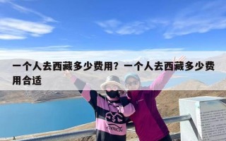 一个人去西藏多少费用？一个人去西藏多少费用合适