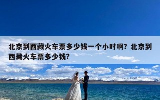 北京到西藏火车票多少钱一个小时啊？北京到西藏火车票多少钱?