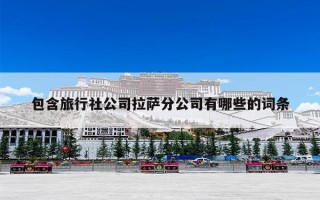 包含旅行社公司拉萨分公司有哪些的词条