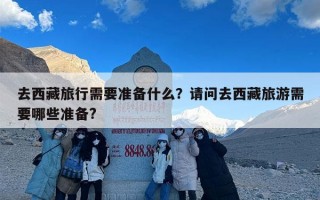 去西藏旅行需要准备什么？请问去西藏旅游需要哪些准备?
