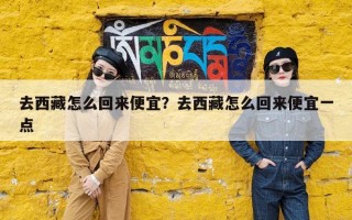 去西藏怎么回来便宜？去西藏怎么回来便宜一点