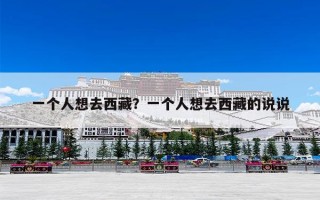一个人想去西藏？一个人想去西藏的说说