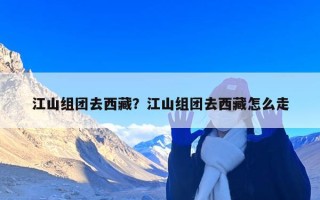 江山组团去西藏？江山组团去西藏怎么走