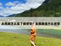 去西藏怎么能了解感受？去西藏是什么感受