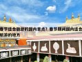 春节适合旅游的国内景点？春节期间国内适合旅游的地方
