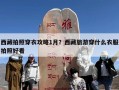 西藏拍照穿衣攻略1月？西藏旅游穿什么衣服拍照好看