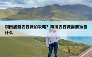 跟团旅游去西藏的攻略？跟团去西藏需要准备什么