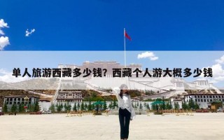 单人旅游西藏多少钱？西藏个人游大概多少钱