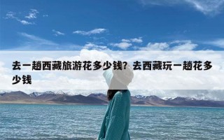 去一趟西藏旅游花多少钱？去西藏玩一趟花多少钱