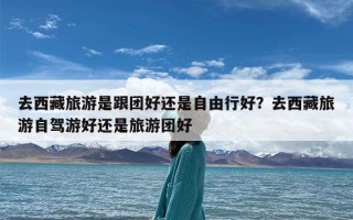 去西藏旅游是跟团好还是自由行好？去西藏旅游自驾游好还是旅游团好