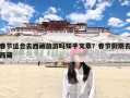 春节适合去西藏旅游吗知乎文章？春节假期去西藏