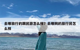 去哪旅行的跟团游怎么样？去哪网的旅行团怎么样