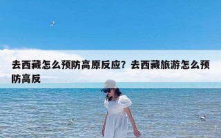 去西藏怎么预防高原反应？去西藏旅游怎么预防高反