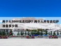 两个人8000元去拉萨？两个人开车去拉萨准备多少钱