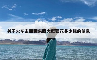 关于火车去西藏来回大概要花多少钱的信息