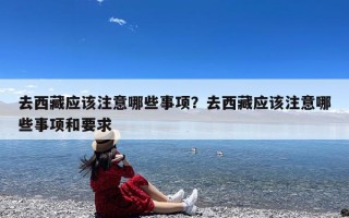 去西藏应该注意哪些事项？去西藏应该注意哪些事项和要求