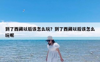 到了西藏以后该怎么玩？到了西藏以后该怎么玩呢