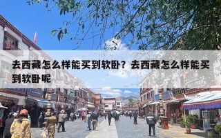 去西藏怎么样能买到软卧？去西藏怎么样能买到软卧呢