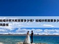 拍婚纱照大概需要多少钱？拍婚纱照需要多少钱最低